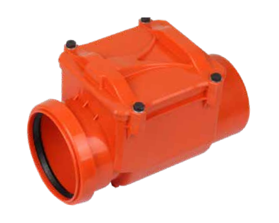 Terugslagklep 110mm aanbouw